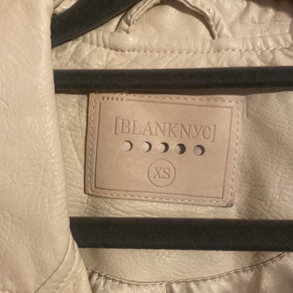 Blank NYC On The Rocks Moto Jacket Faux Leather Size XS - Picture 3 of 6